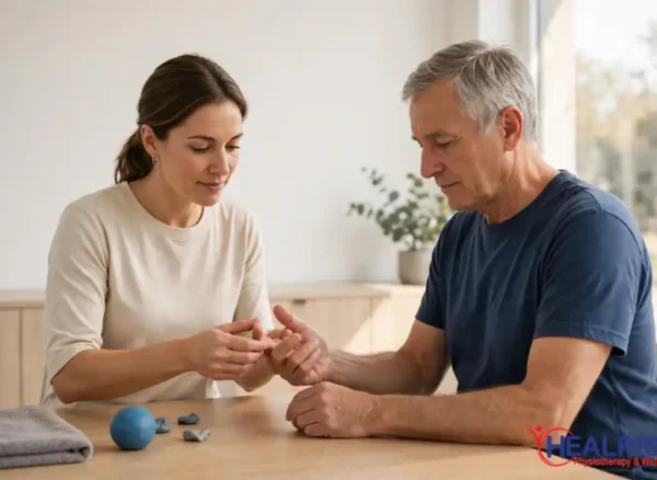 Arthritis physiotherapy in Morinville hand and finger exercises at Healrise