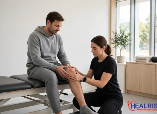 Knee pain physiotherapy in Morinville at Healrise Physiotherapy